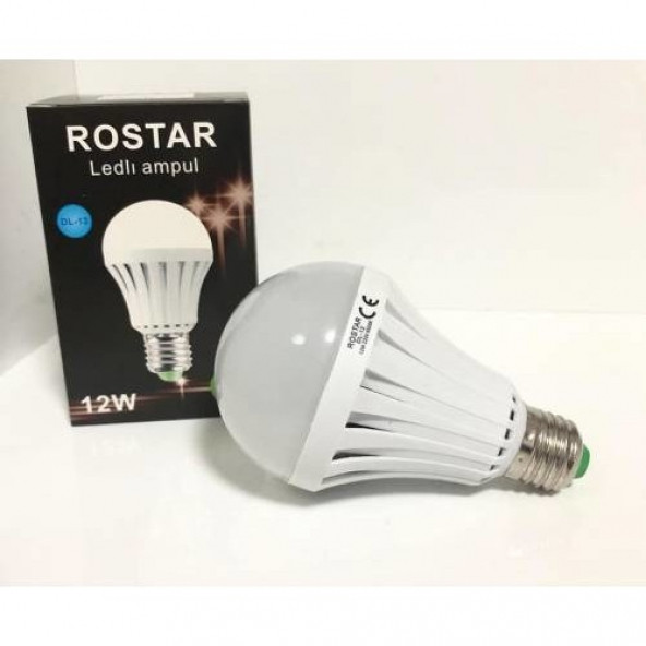 Rostar DL-12 12W Şarjlı Led Ampul Rostar - 3