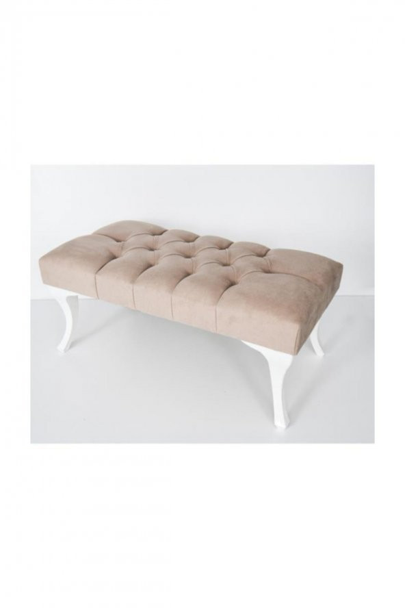 Bensimon Puf & Benç 45X90-Pls Ayak Silenebilir Kumaş Kahve K1