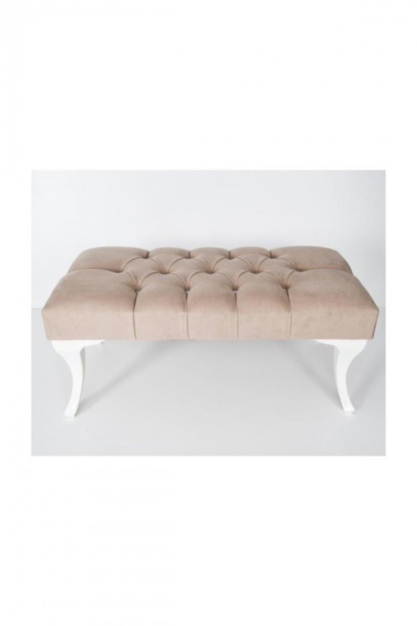 Bensimon Puf & Benç 45X90-Pls Ayak Silenebilir Kumaş Kahve K1 - 2