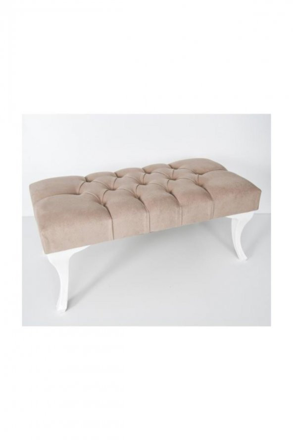 Bensimon Puf & Benç 45X90-Pls Ayak Silenebilir Kumaş Kahve K1 - 3