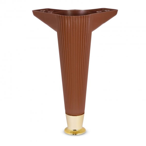 Mobilya Kanepe Koltuk Sehpa Ayağı 22 cm Kahverengi Ayak (4 ADET) - Resim 2
