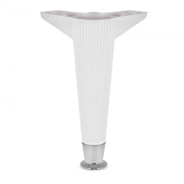 Mobilya Kanepe Koltuk Sehpa Ayağı 22 cm Beyaz Baza Ayak (4 ADET) - Resim 2