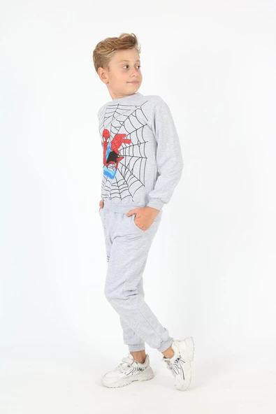 Spiderman Baskılı Çocuk Takım - 5