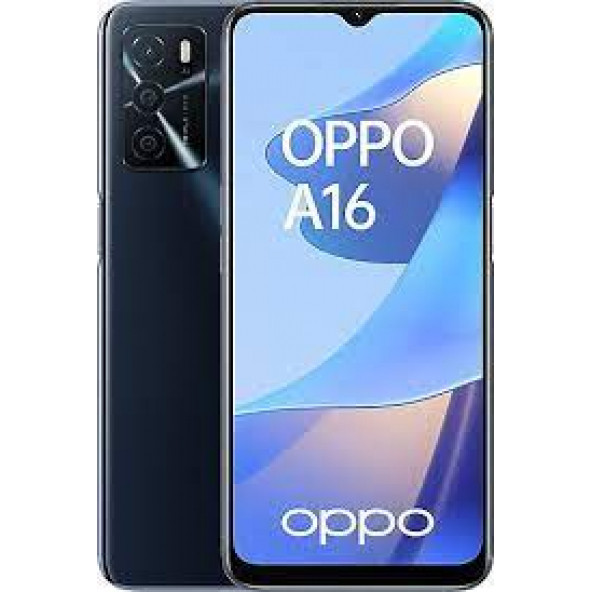 OPPO A16 64 GB CRYSTAL BLACK 4GB RAM(Oppo Türkiye Garantili)