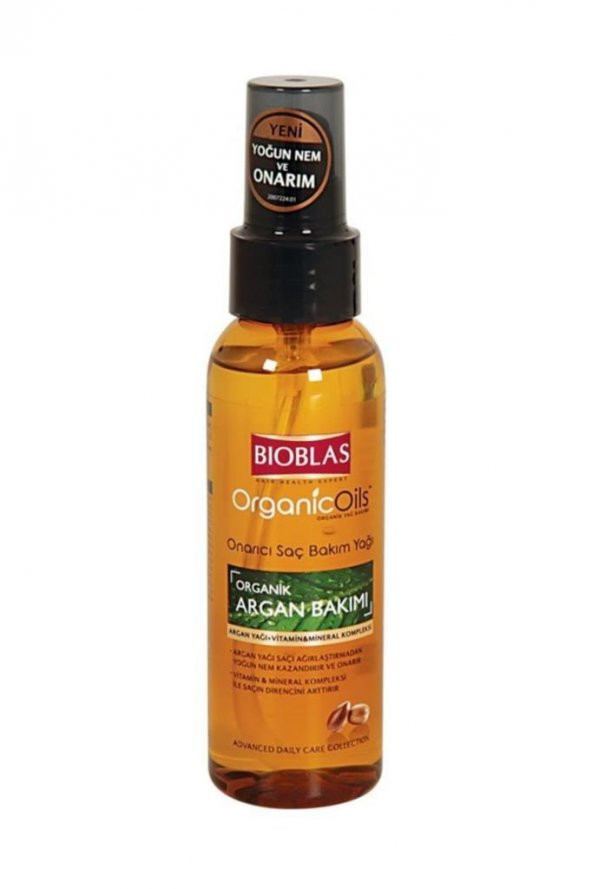 Bİaoblas Saç Bakım Yağı 100ml Argan ürün görseli 1