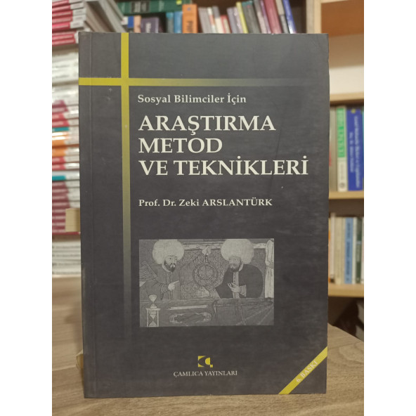 Araştırma Metod Ve Teknikleri ..  Prof.Dr.Zeki Arslantürk