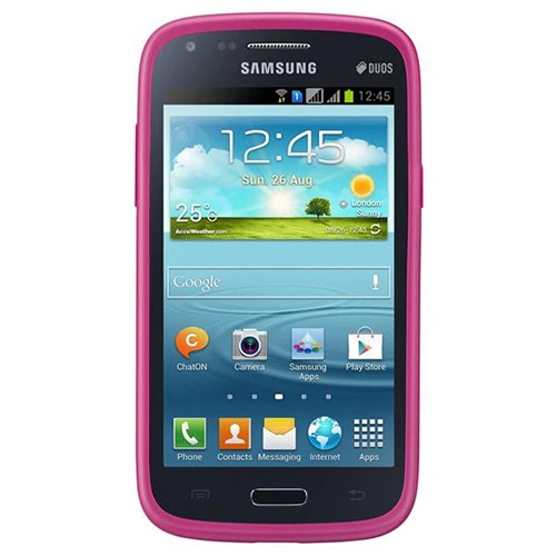 Samsung i8260 Galaxy Core Orjinal Protective Cover Kılıf Pembe - EF-PI826BPEGWW - Resim 3