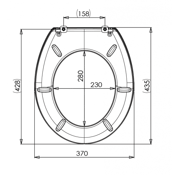 Plastik Klozet Kapağı / Nice - 2
