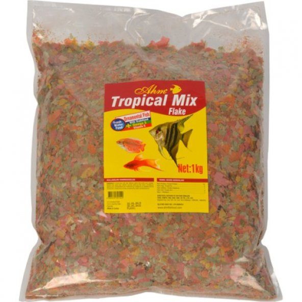 Ahm Tropical Mix Flake Balık Yemi 1 Kg