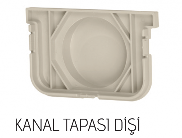 200x145x500mm Drenaj Kanalı / Plastik Izgara + Oluk + Tapa - 2