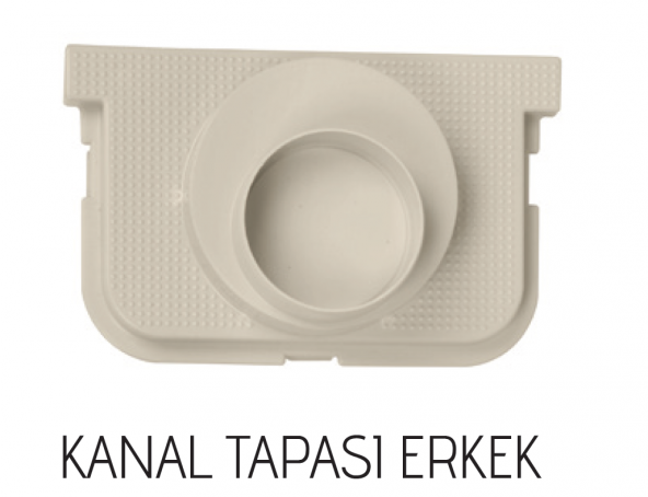 200x145x500mm Drenaj Kanalı / Plastik Izgara + Oluk + Tapa - 3