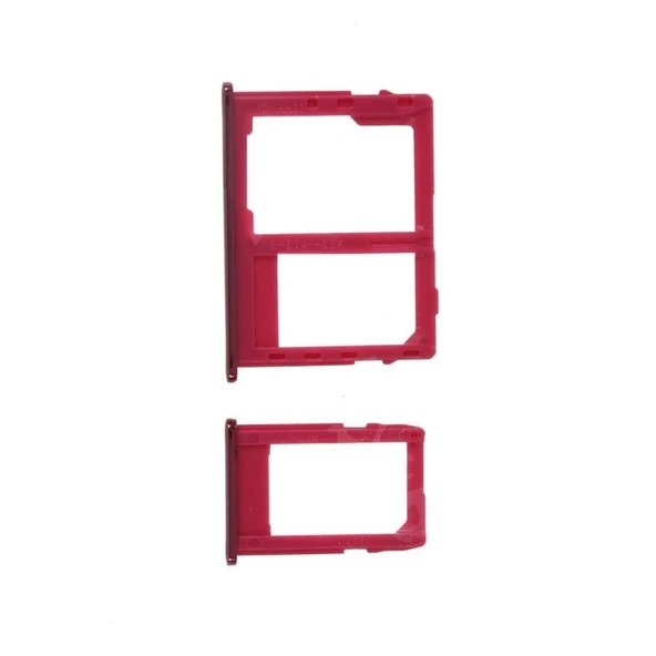 Samsung Galaxy J6 Plus Sim Kart Tepsisi + Hafıza Kartı Yuvası - 7