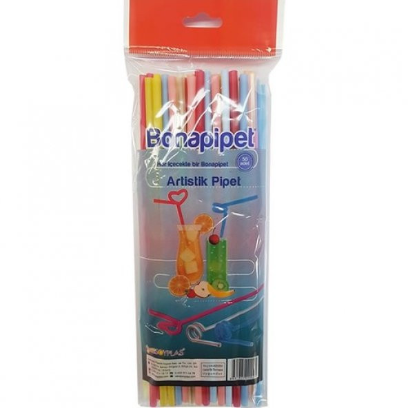 Bona Pipet Artistik Pipet 50li