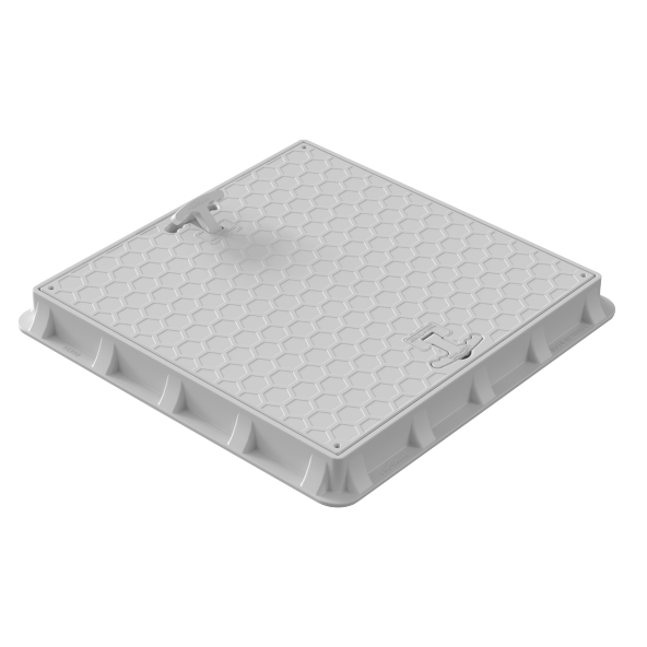 60x60 Rögar Kapağı / Çerçeve + Düz Kapak