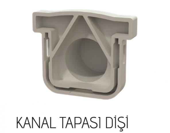 80x65x1000mm Drenaj Kanalı / Plastik Izgara + Oluk + Tapa - 2