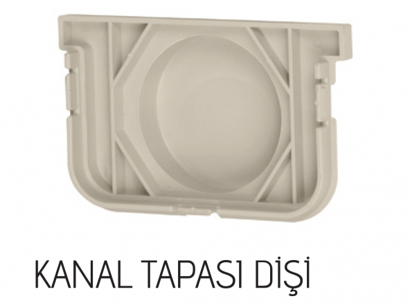 130x60x500mm Drenaj Kanalı / Plastik Izgara + Oluk + Tapa - 2