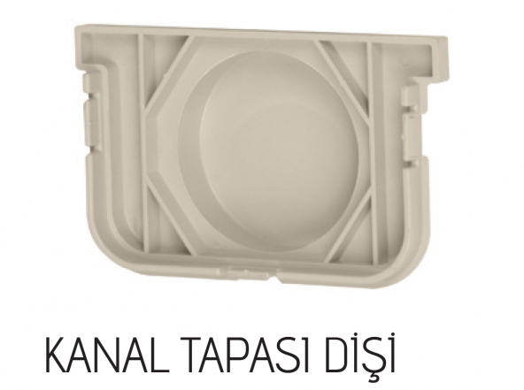 100x60x500 mm Drenaj Kanalı / Plastik Izgara + Oluk + Tapa - 2