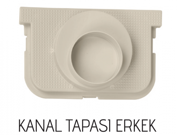 130x95x500mm Drenaj Kanalı / Plastik Izgara + Oluk + Tapa - 5