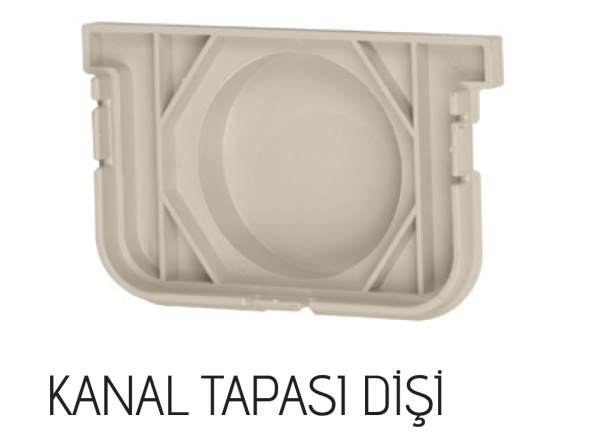 130x60x1000mm Drenaj Kanalı / Plastik Izgara + Oluk + Tapa - 2