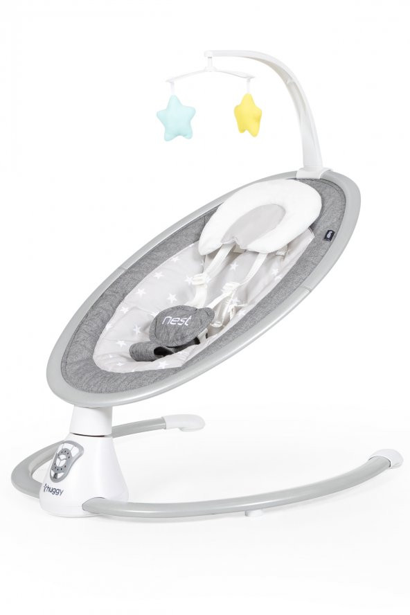 Huggy Nest Otomatik Sallanabilir Kumandalı Müzikli Anakucağı(0-9 kg)