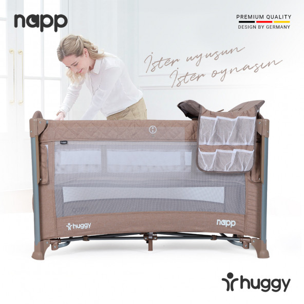 Huggy Napp 8 In 1 Anne Yani Park Yatak Oyun Parkı+Yatak - 7