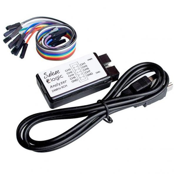USB Lojik Analizör - 24 MHz 8 Kanal, Saleae Logic Analyzer - 2