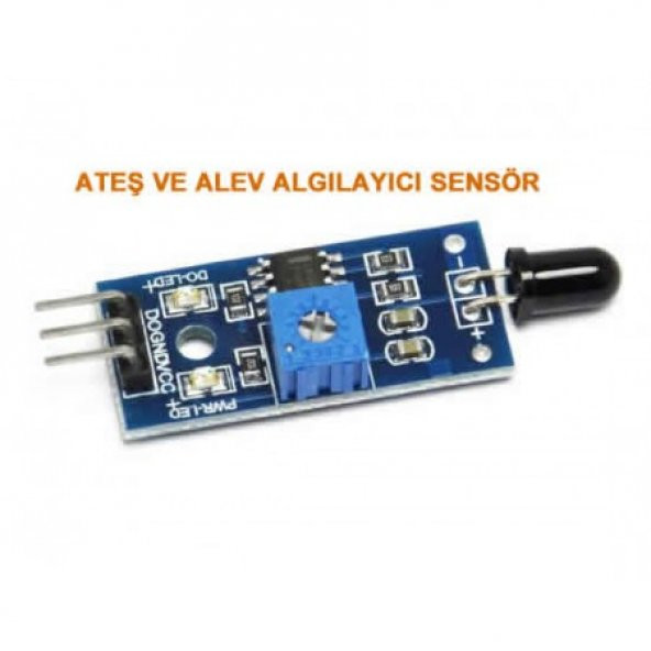 Ateş - Alev Algılayıcı Sensör -Flame Sensor - Arduino