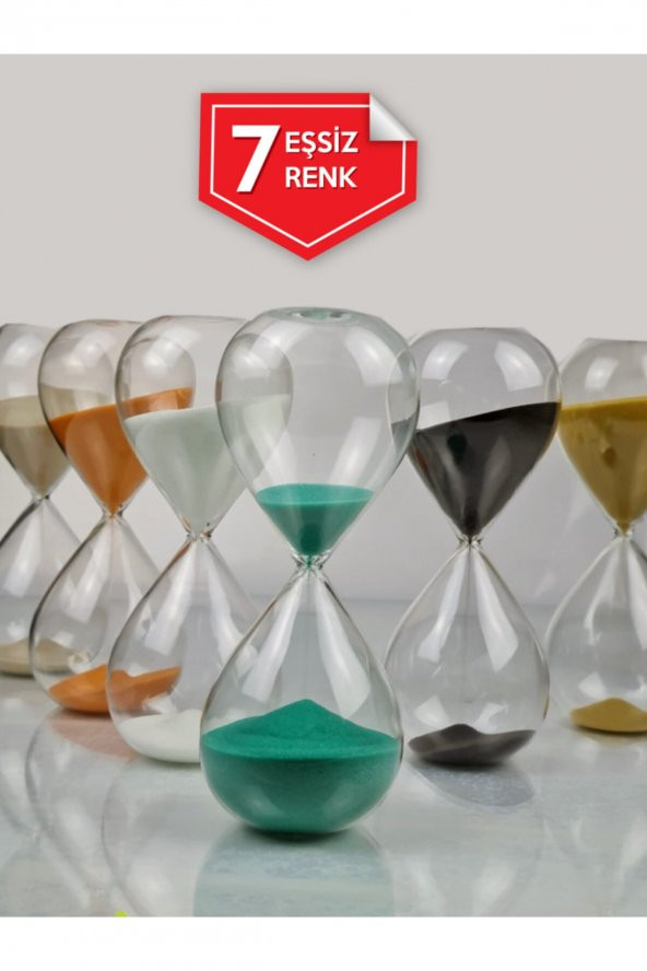 Turkuaz Kum Saati, 60 Dk Kum Saati, Dekoratif Ev Aksesuarları, Pomodoro Zamanlayıcı, Anlamlı Hediye - Resim 4