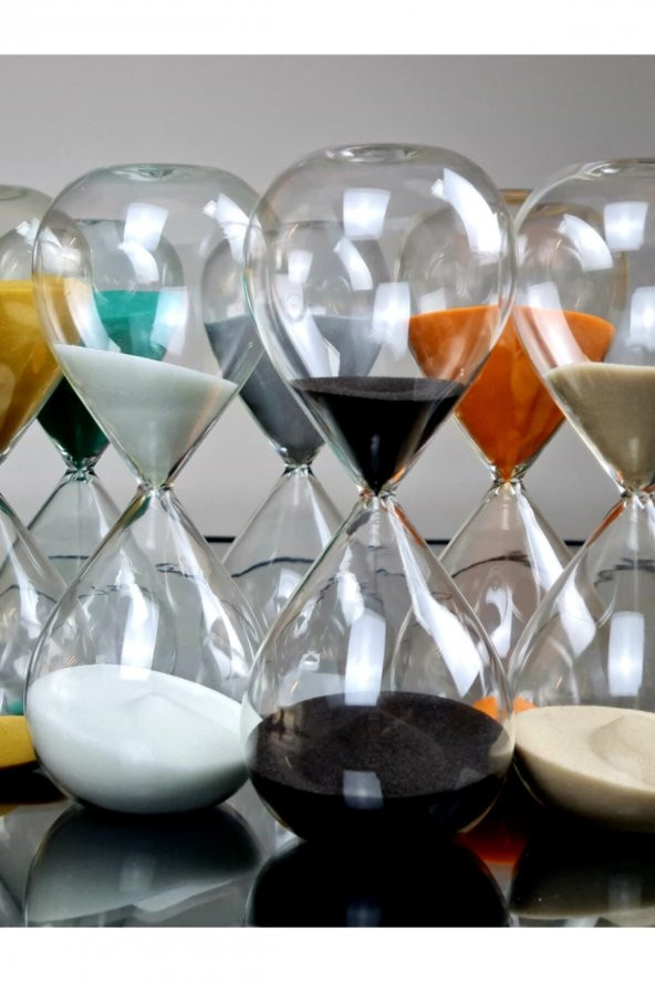 Turkuaz Kum Saati, 60 Dk Kum Saati, Dekoratif Ev Aksesuarları, Pomodoro Zamanlayıcı, Anlamlı Hediye - Resim 5