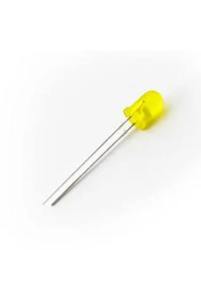 5mm Diffused Led - Sarı 10 Adet