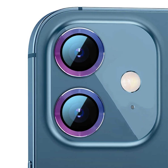 Apple iPhone 12 Mini CL-07 Kamera Lens Koruyucu - 12