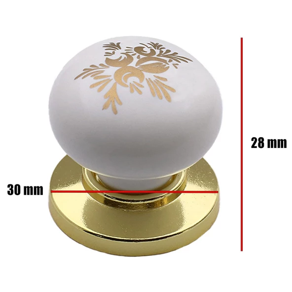 Eymen Düğme Mobilya Mutfak Çekmece Dolap Dolabı Kapak Kulpu Kulpları Kulbu Altın Sarı Polimer Kulp - 4