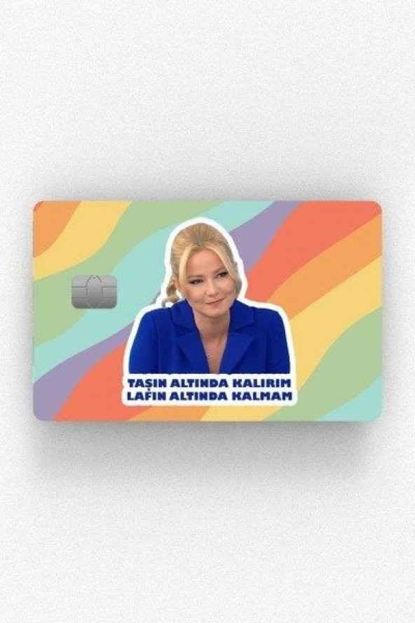 Müge Anlı Lafın Altında Kalmam Kredi Kartı Kaplama Stickeri Papara, Tosla, Kredi Kartı Için Uyumlu - 6