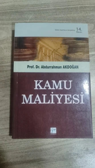 Kamu Maliyesi  ... Prof.Dr. Abdurrahman Akdoğan ürün görseli