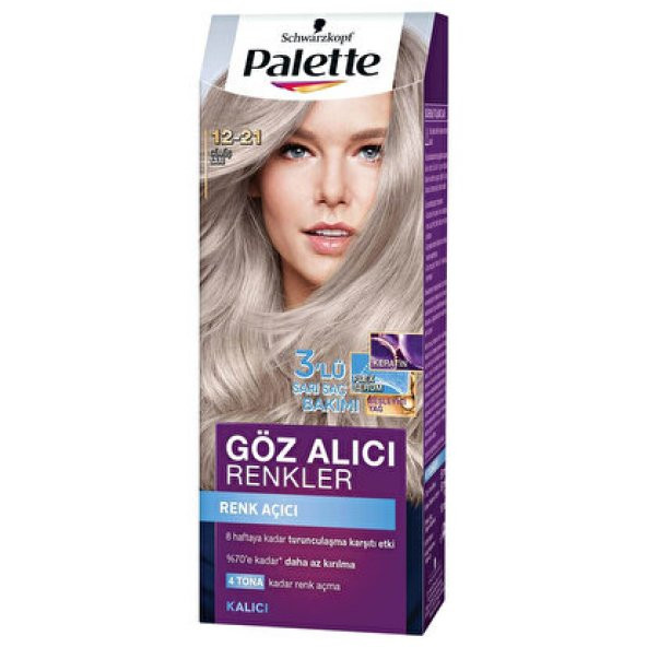 Palette Göz Alıcı Renkler 12.21 Gümüş Sarı ürün görseli 1