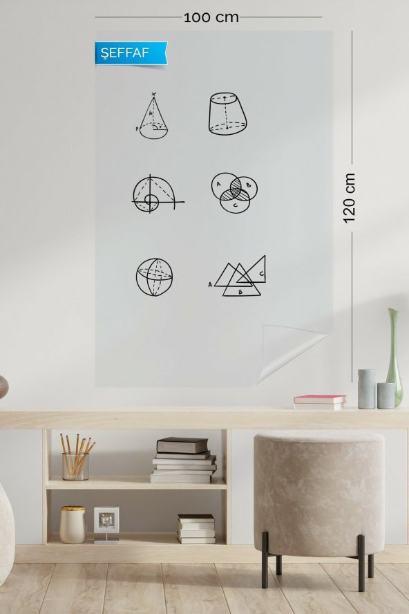 EVBUYA 10 Adet Şeffaf Akıllı Kağıt 100 x120 cm ürün görseli 1