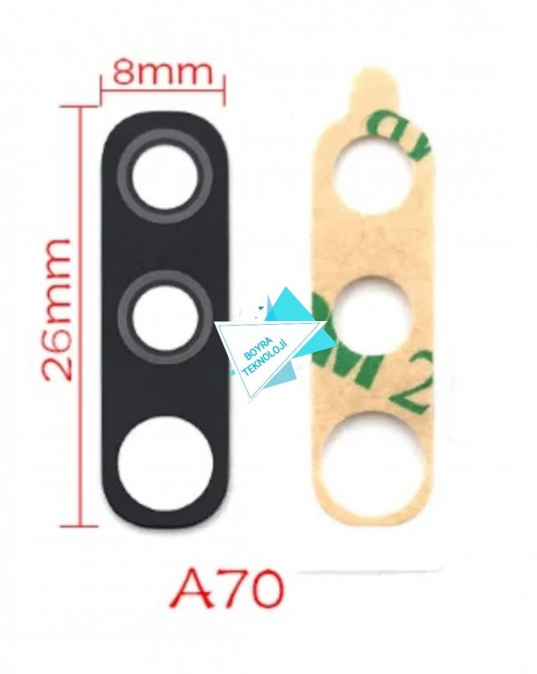 Samsung Galaxy A70 Arka Kamera Lens Camı SM-A705F