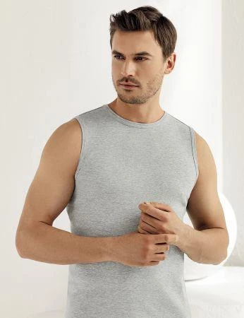 6 lı Paket Şahinler Erkek Ribana Sıfır Kollu Fanila Atlet E023 - 2