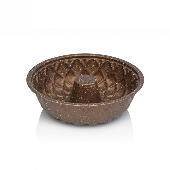 Bronz Renk 26 CM Prizma Kek Kalıbı