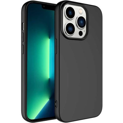 Vendas iPhone 14 Pro Max Uyumlu (14 Pro Max) Bisoft Serisi Soft Yumuşak Rubber Silikon Kılıf + Seramik Nano Ekran Koruyucu - 2