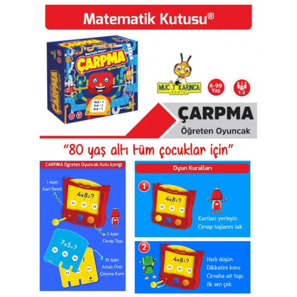 Matematik Öğreten Oyuncak (3-10 Yaş) - Resim 2