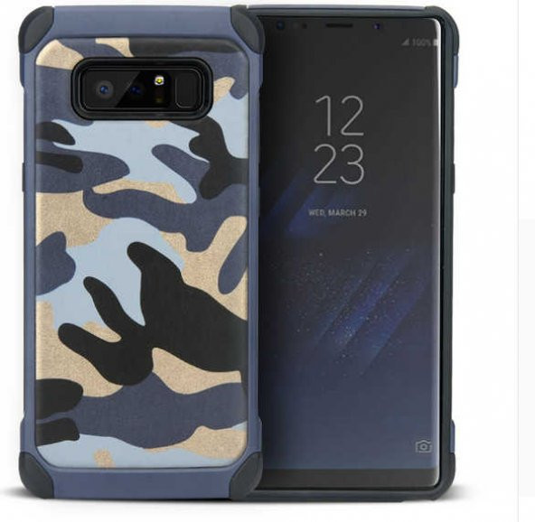 Samsung Galaxy Note 8 Kılıf Army Tank Koruma Silikon Kapak