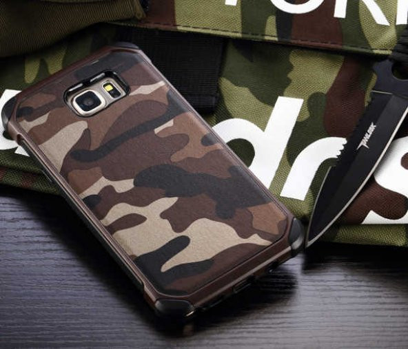 Samsung Galaxy S7 Edge Kılıf Army Tank Koruma Silikon Kapak