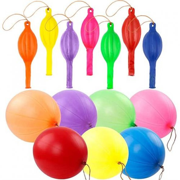Transformacion 7 Adet Lateks Şişirilebilir Asılabilir Ele Geçmeli Punch Balon 716917