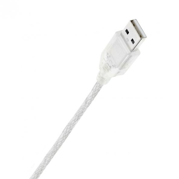 Powermaster 16731 USB 2.0 Şeffaf USB Am/Mini 5 Pin Kablo 5 Metre - 2