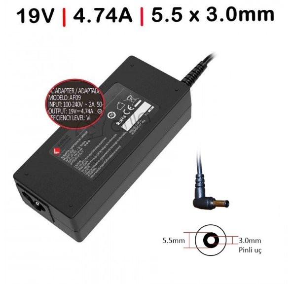 Samsung X520-Aura SU2700 Addi, SU3500 Adaptörü Şarj Cihazı 90W