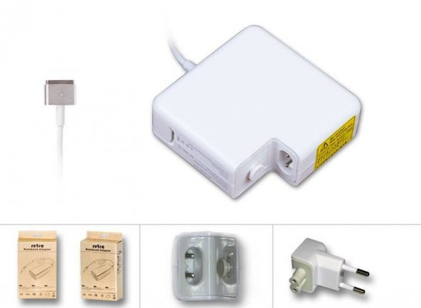 Apple A1435 60W MagSafe 2 Power Adaptör - Şarj Cihazı