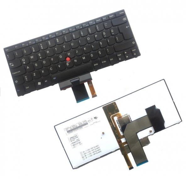 Lenovo ThinkPad X1, X1 Hybrid Notebook Klavyesi Siyah TR Işıklı
