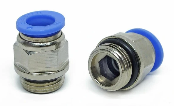 Pnömatik Rekor Bağlantı 1/4 - 12mm - Resim 8