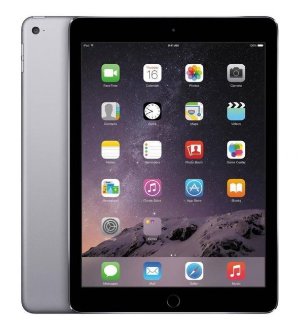 Apple iPad Air 2 A1566 32 Gb Uzay Grisi MNV22TU/A DEFORMELİ